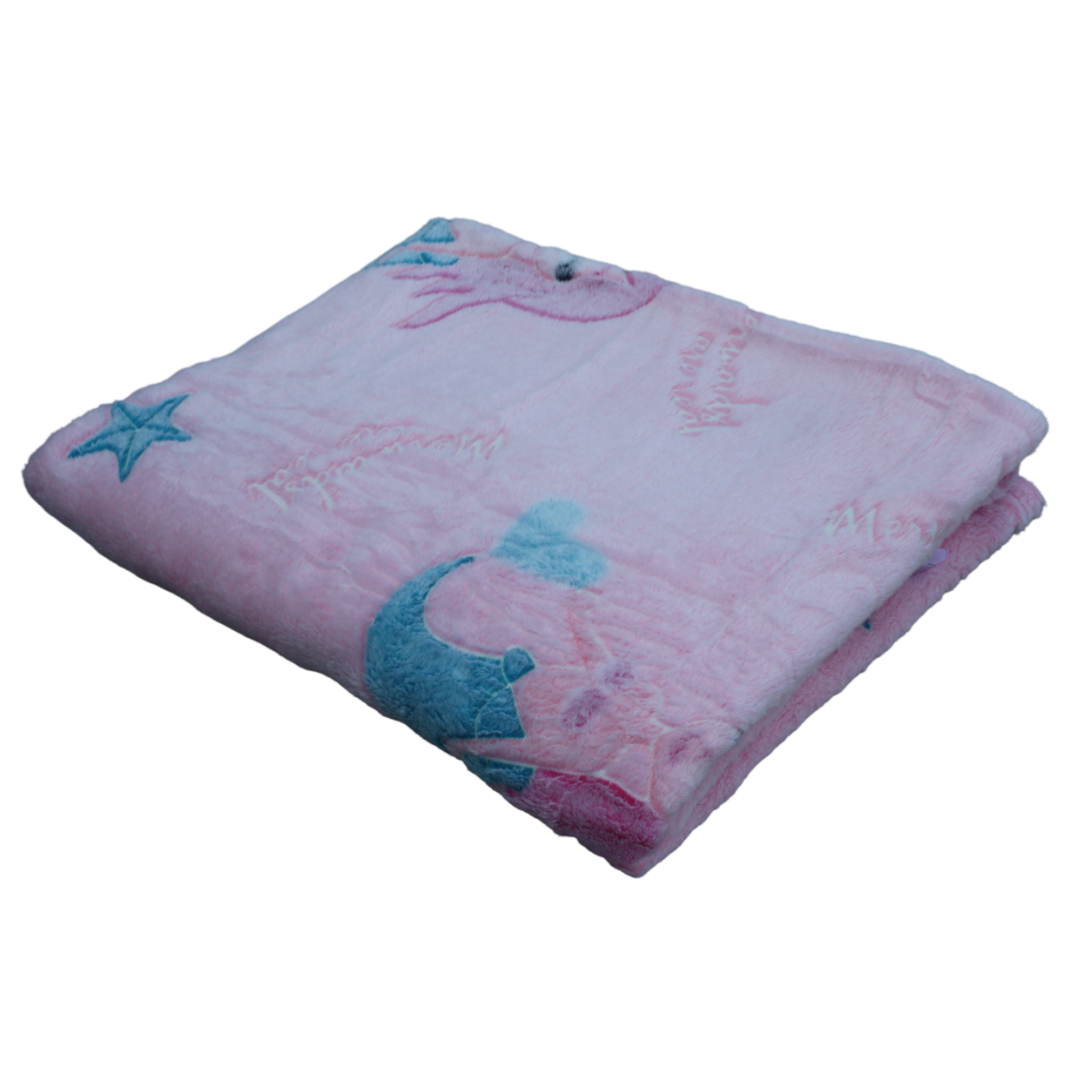 Glow In The Dark Blanket - Mermaid- 120cm x 150cm