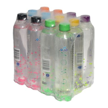 H2glo Sugar Free Sparkling Vitamin Water- Mixed Flavour Case 12x500ml