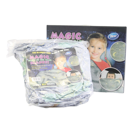 Glow In The Dark Blanket - Dinosaurs- 120 x 150