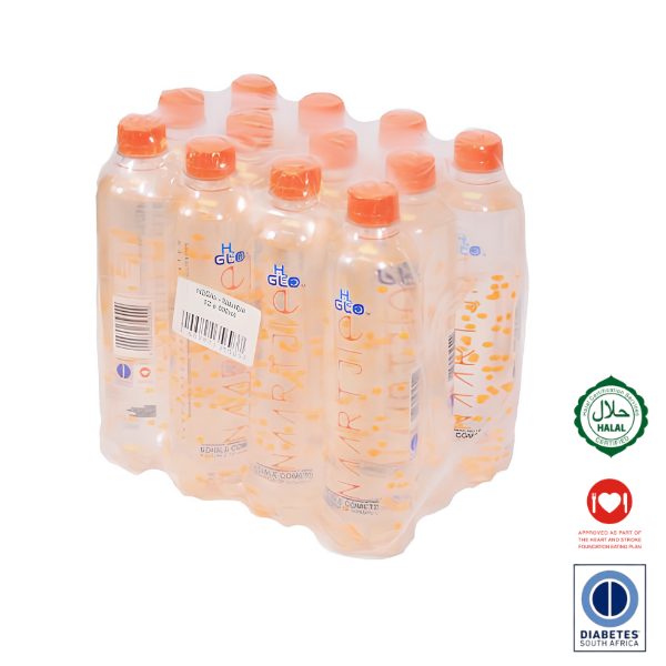 H2Glo Sugar Free Sparkling Water- Naartjie - 12 x 500ml