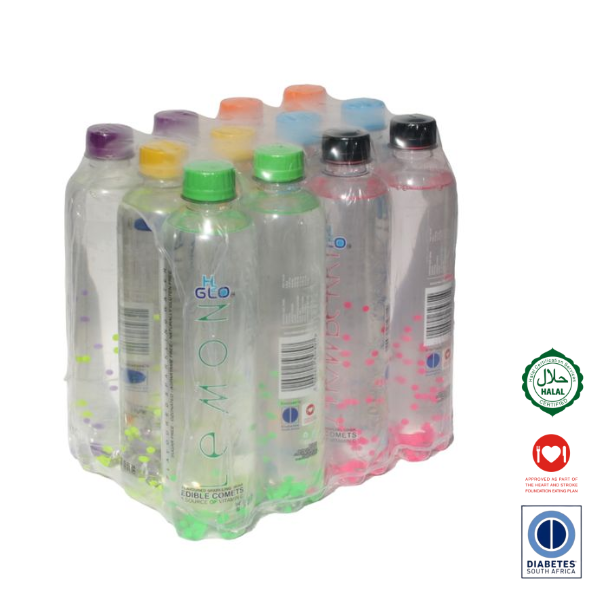 H2Glo Sugar Free Sparkling Vitamin Water- Mixed Flavour Case 12x500ml
