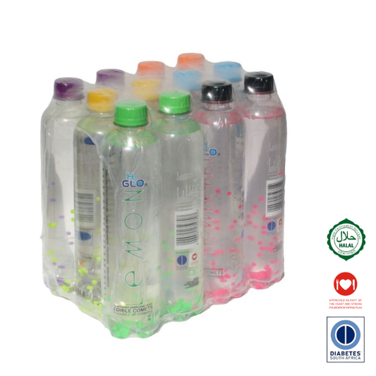 H2Glo Sugar Free Sparkling Vitamin Water- Mixed Flavour Case 12x500ml