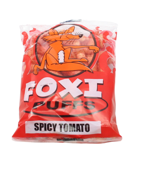 Foxi Puffs – Spicy Tomato Flavour (20 x 50g Pack)