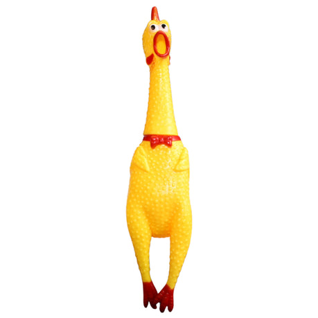 Shrilling Rubber Chicken Toy- 8.0 cm x 35.0 cm x 7.0 cm