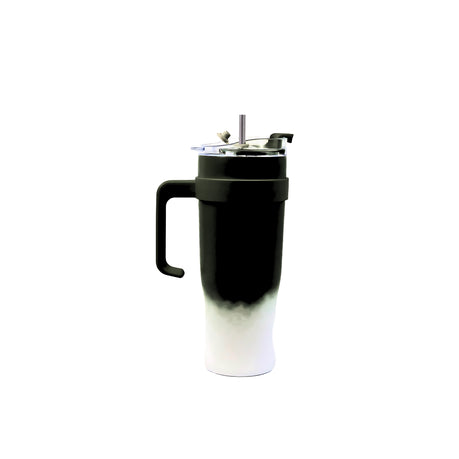 Vacuum Insulated Stainless Steel leak Proof Bottle - 1.2L- Charcoal Black