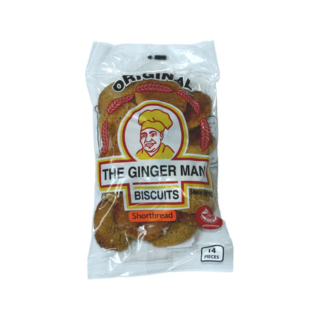 The Ginger Man Shortbread Biscuits Case- 8 x 14 Piece Biscuit Packs