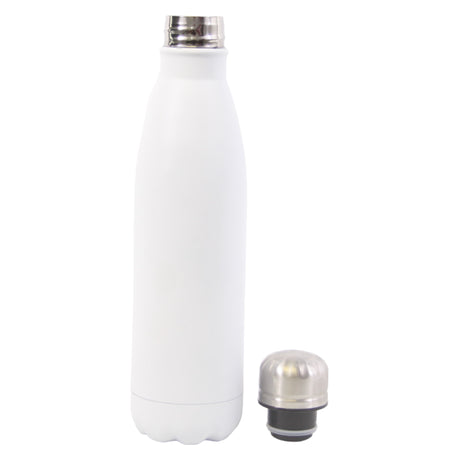 Hot and Cold Stainless Steel Bottle - 500ml- White