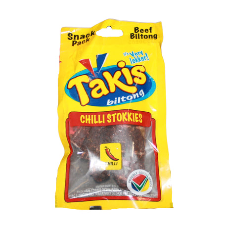 Takis Biltong Snack Pack - Chilli Stokkies - Chilli Beef - 40g