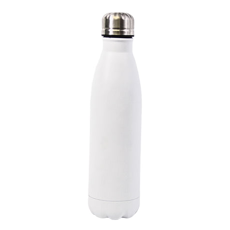 Hot and Cold Stainless Steel Bottle - 500ml- White