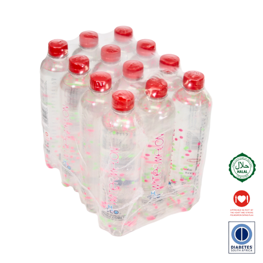 H2Glo Sugar Free Sparkling Vitamin Water- Watermelon- 12x500ml